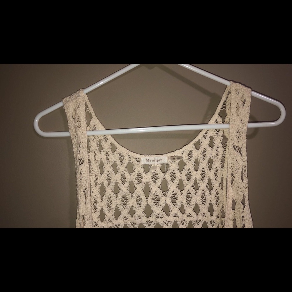 White lace cover up!